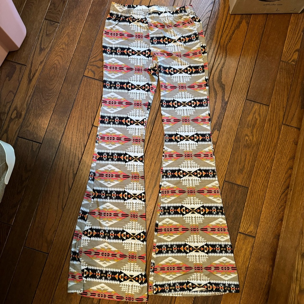 Love Tree Geometric Patterned Pants - image 1